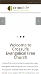 Mobile Screenshot of crosslifeefc.org